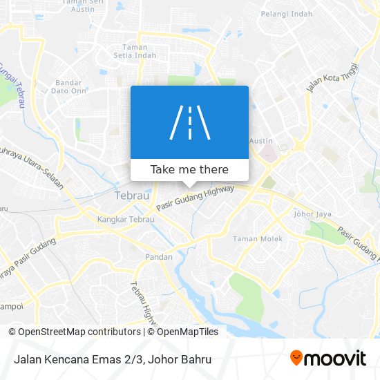 Jalan Kencana Emas 2/3 map