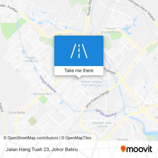 Jalan Hang Tuah 23 map