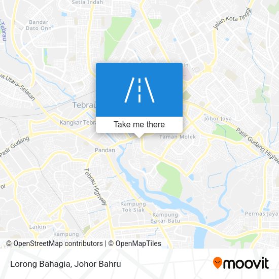 Lorong Bahagia map