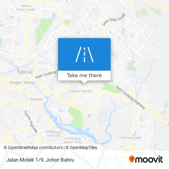 Jalan Molek 1/9 map