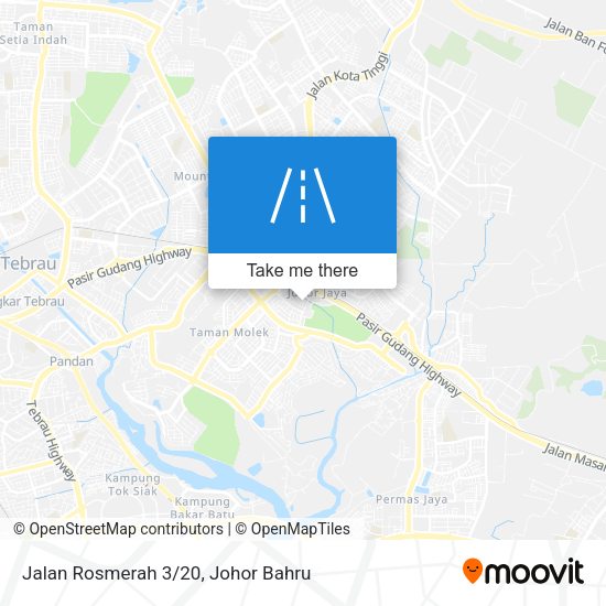 Jalan Rosmerah 3/20 map