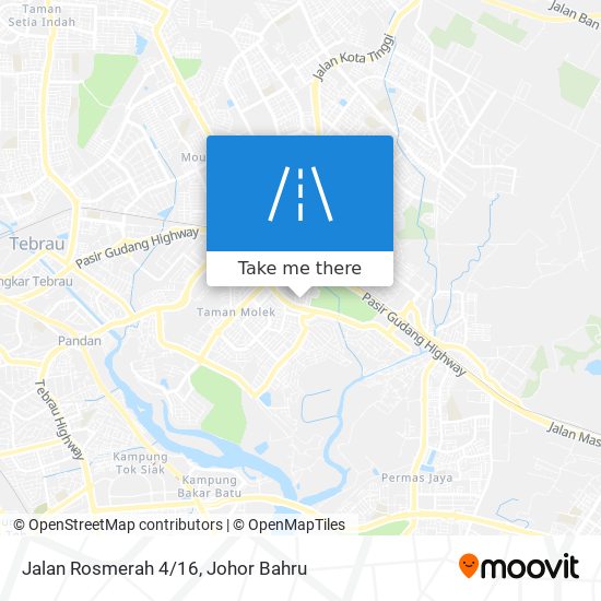 Jalan Rosmerah 4/16 map