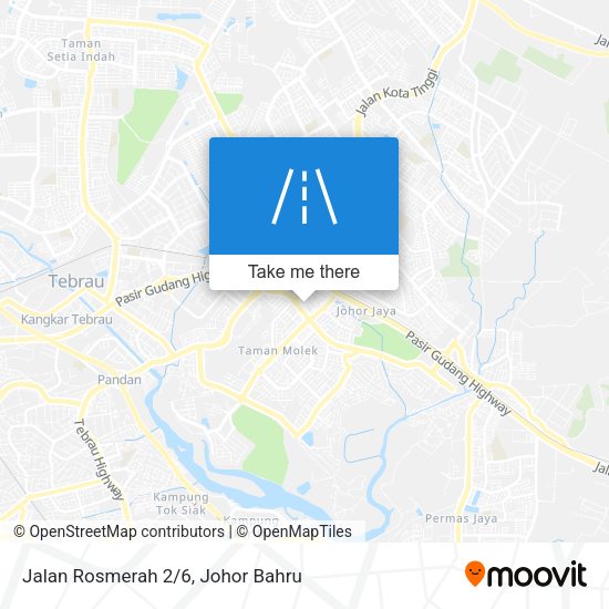 Jalan Rosmerah 2/6 map