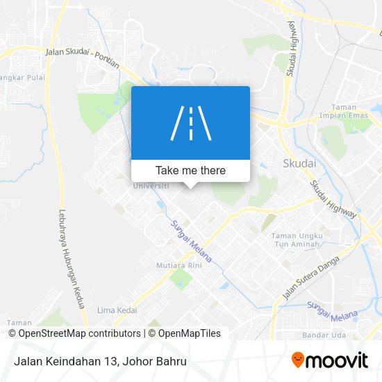 Jalan Keindahan 13 map