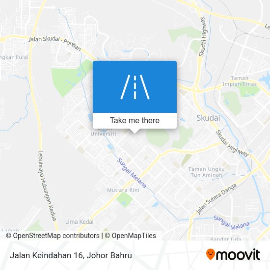 Jalan Keindahan 16 map