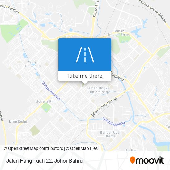 Jalan Hang Tuah 22 map