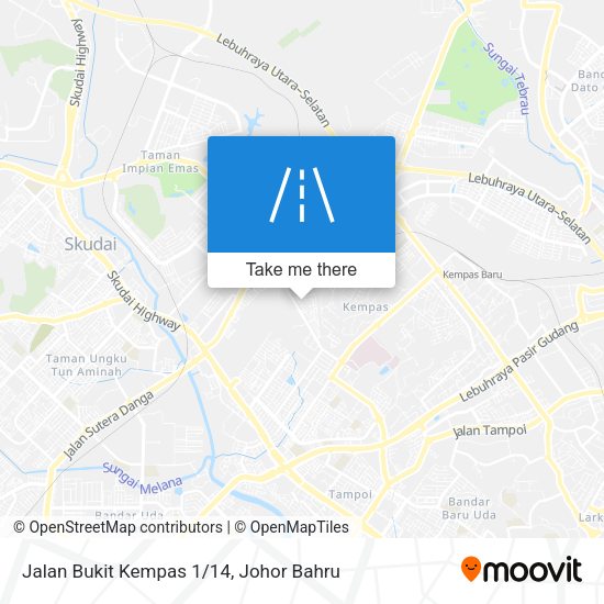 Jalan Bukit Kempas 1/14 map