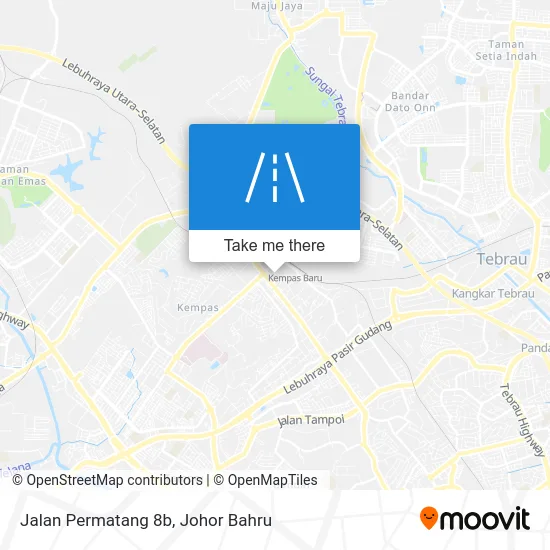 Jalan Permatang 8b map