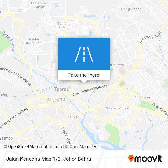 Jalan Kencana Mas 1/2 map