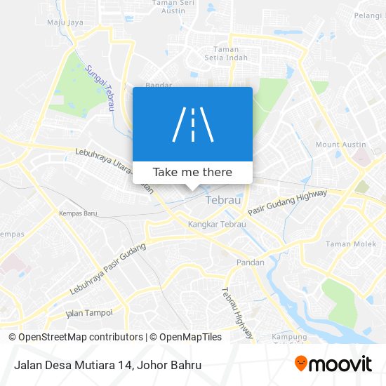 Jalan Desa Mutiara 14 map