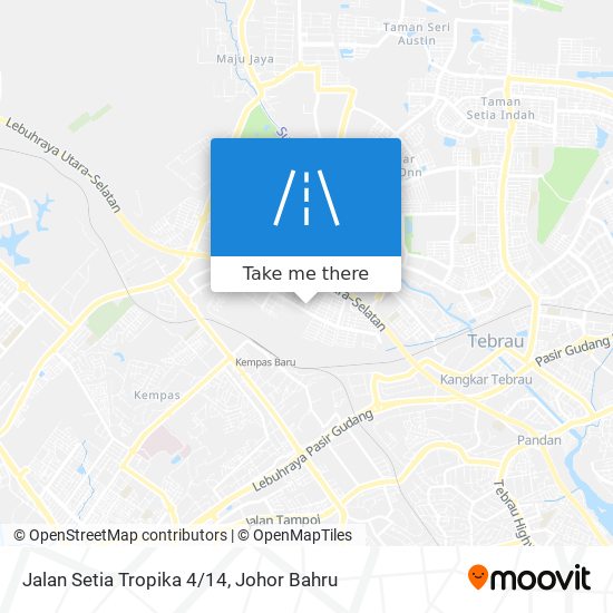 Jalan Setia Tropika 4/14 map