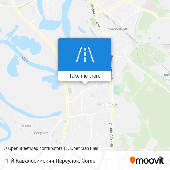 1-Й Кавалерийский Переулок map