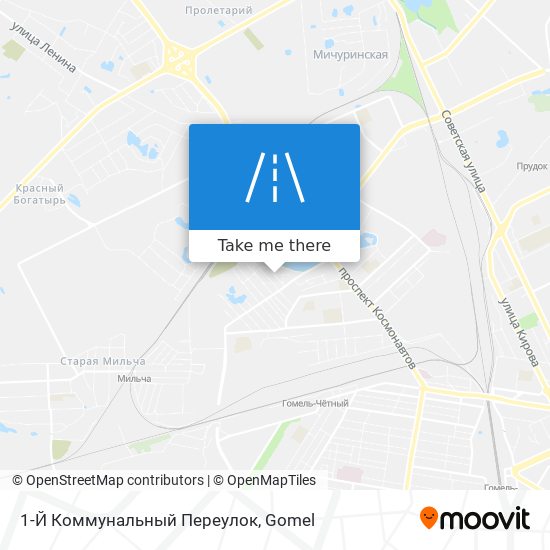 1-Й Коммунальный Переулок map