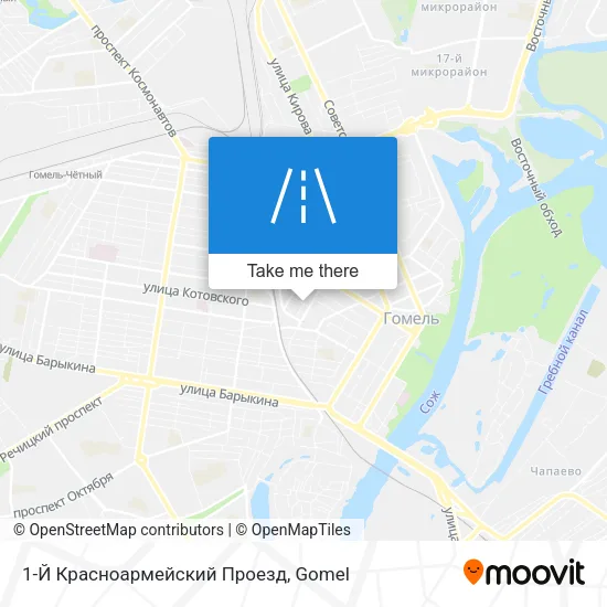 1-Й Красноармейский Проезд map