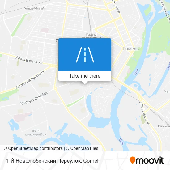 1-Й Новолюбенский Переулок map