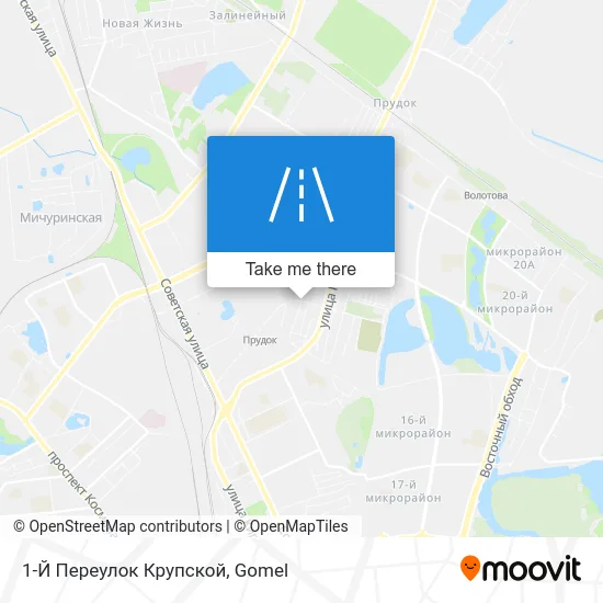 1-Й Переулок Крупской map