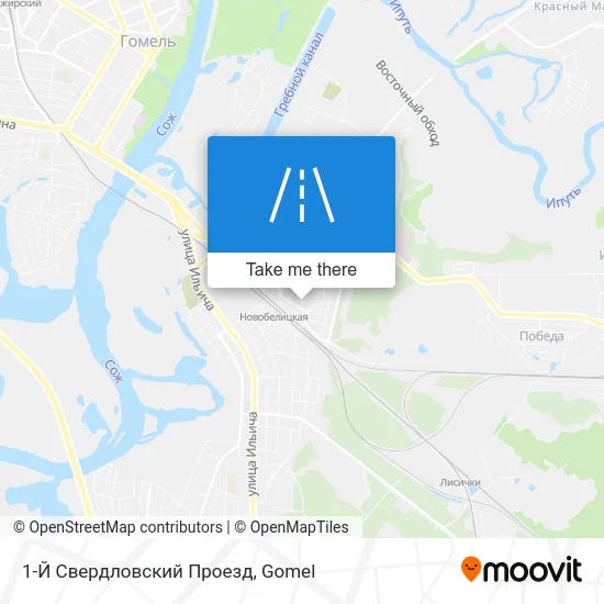 1-Й Свердловский Проезд map