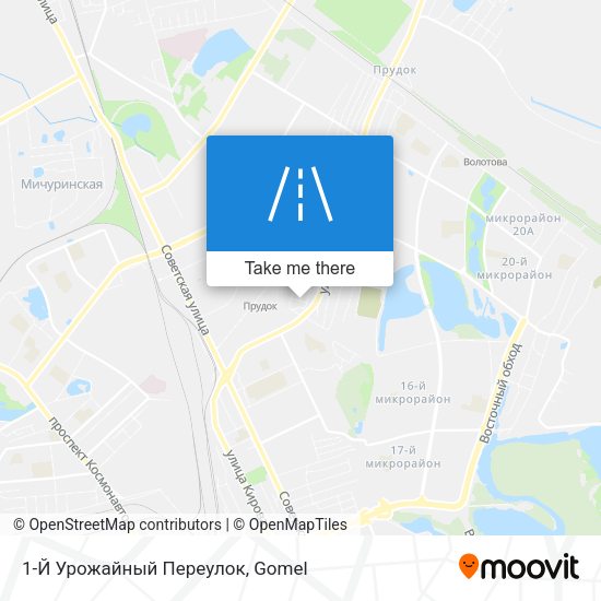 1-Й Урожайный Переулок map