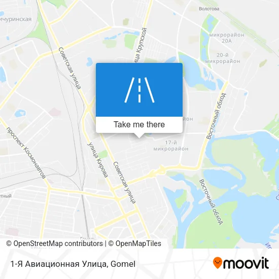 1-Я Авиационная Улица map