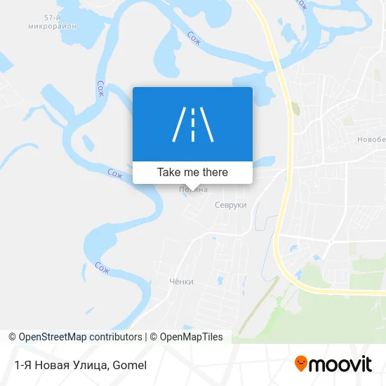 1-Я Новая Улица map