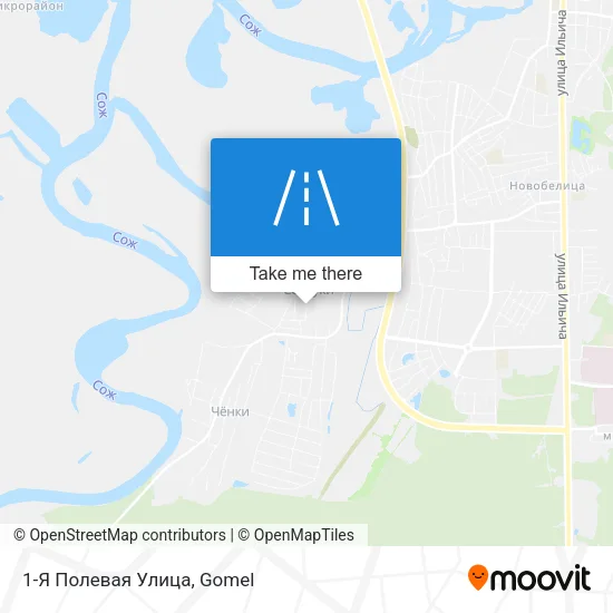1-Я Полевая Улица map