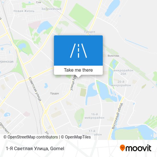 1-Я Светлая Улица map