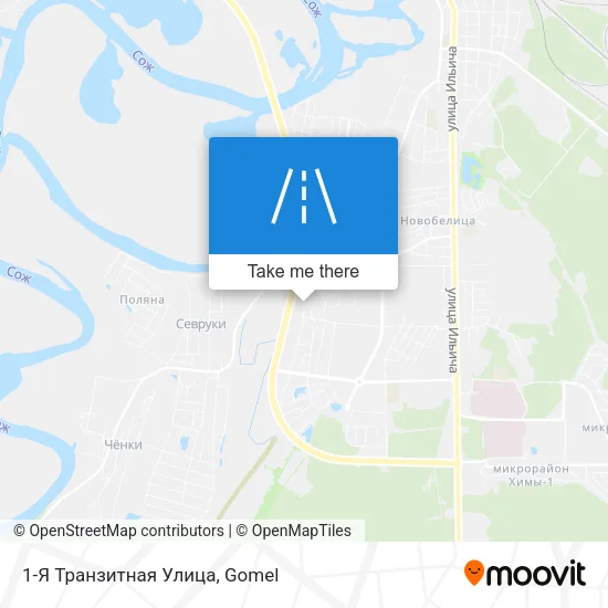 1-Я Транзитная Улица map
