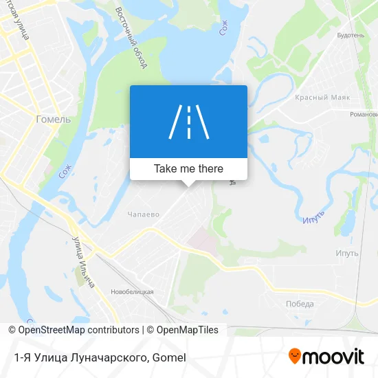 1-Я Улица Луначарского map