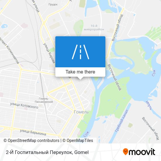 2-Й Госпитальный Переулок map