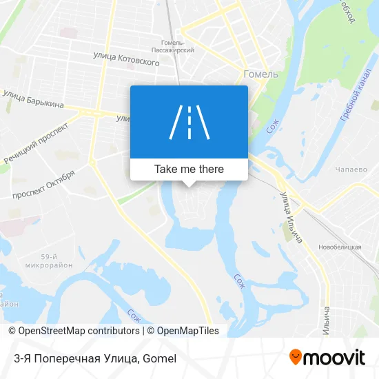 3-Я Поперечная Улица map
