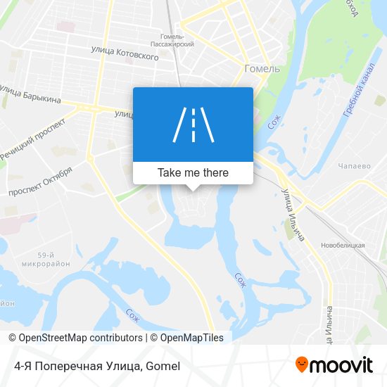 4-Я Поперечная Улица map