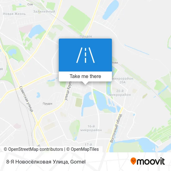 8-Я Новосёлковая Улица map