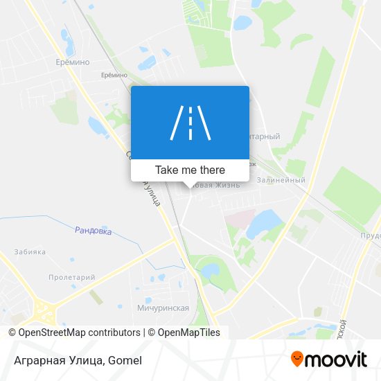 Аграрная Улица map