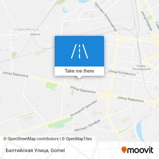 Балтийская Улица map
