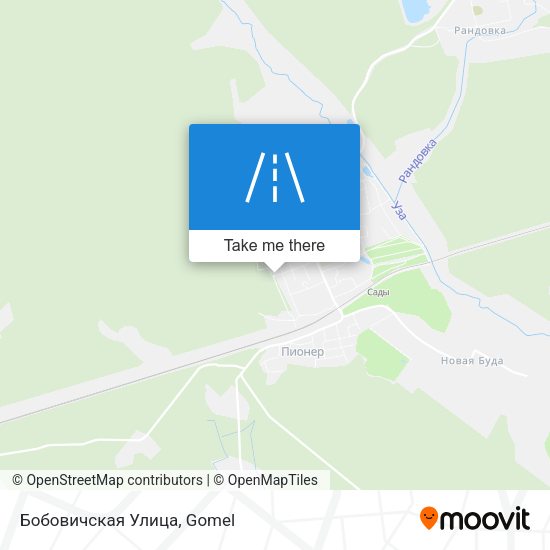 Бобовичская Улица map