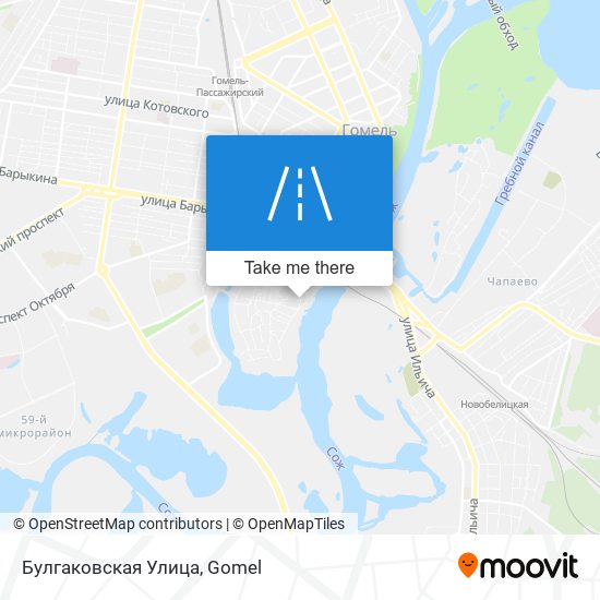 Булгаковская Улица map