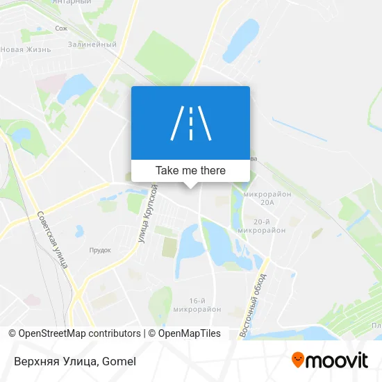 Верхняя Улица map