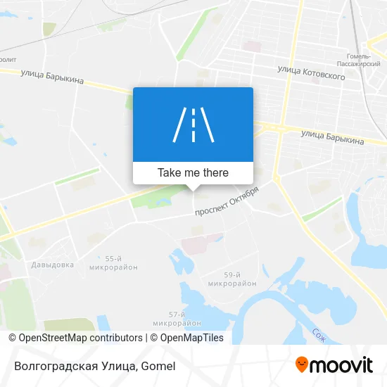 Волгоградская Улица map