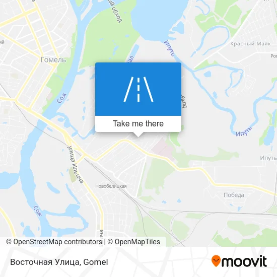 Восточная Улица map