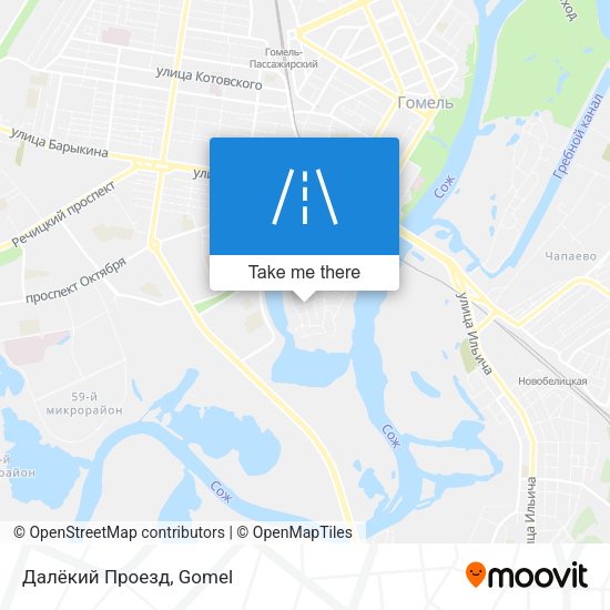Далёкий Проезд map