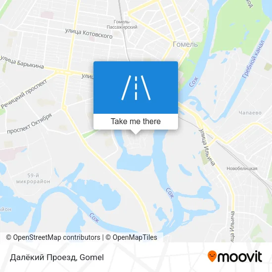 Далёкий Проезд map