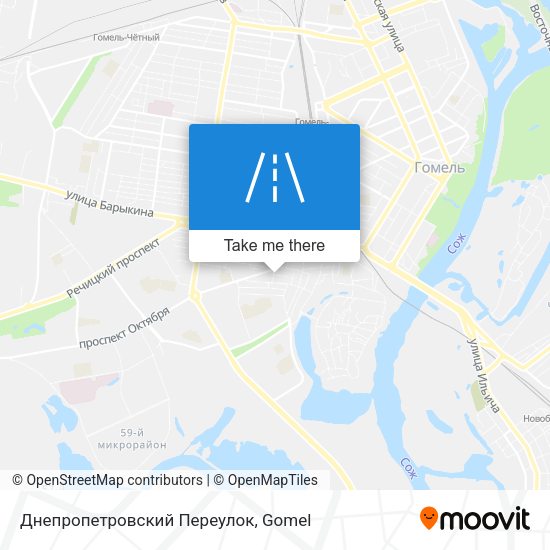 Днепропетровский Переулок map