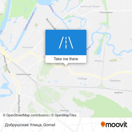 Добрушская Улица map