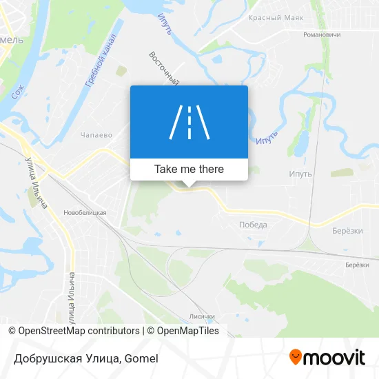 Добрушская Улица map