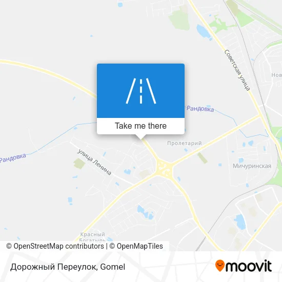 Дорожный Переулок map