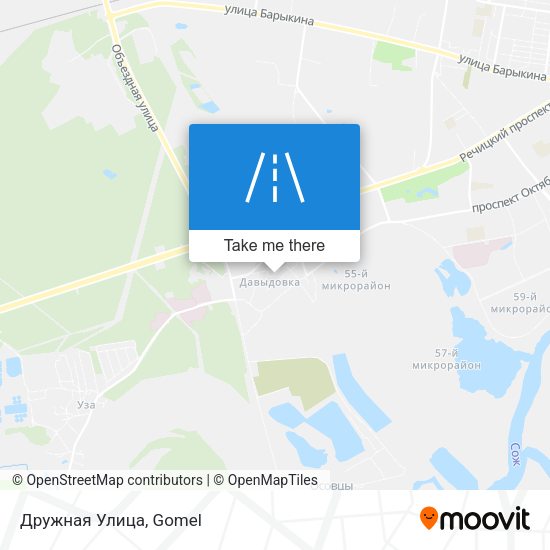 Дружная Улица map