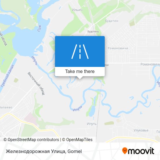 Железнодорожная Улица map