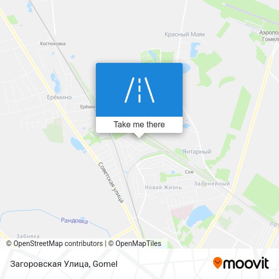 Загоровская Улица map
