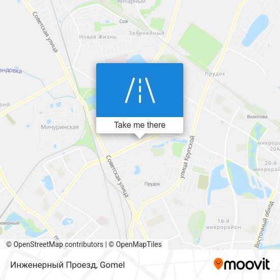 Инженерный Проезд map