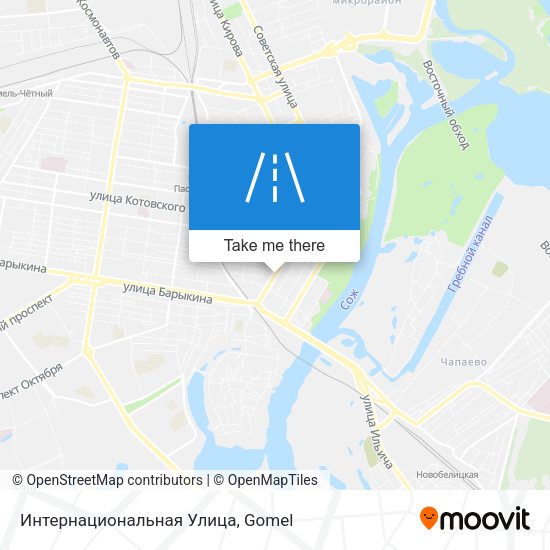 Интернациональная Улица map